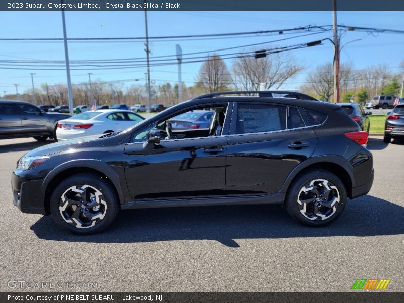 Crystal Black Silica / Black 2023 Subaru Crosstrek Limited
