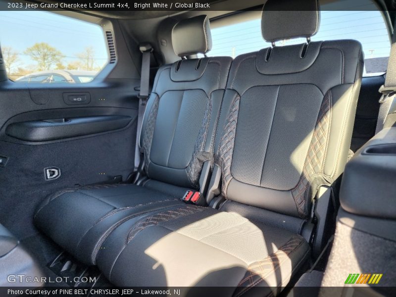 Rear Seat of 2023 Grand Cherokee L Summit 4x4