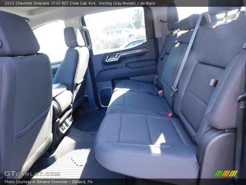 Sterling Gray Metallic / Jet Black 2023 Chevrolet Silverado 1500 RST Crew Cab 4x4