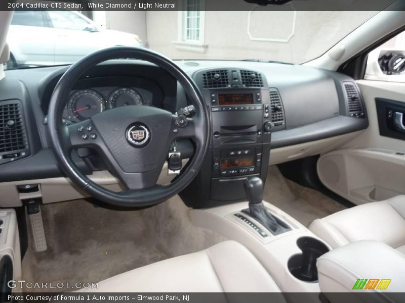White Diamond / Light Neutral 2004 Cadillac CTS Sedan