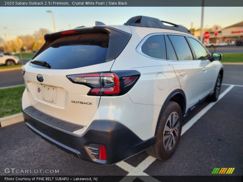 Crystal White Pearl / Slate Black 2020 Subaru Outback 2.5i Premium