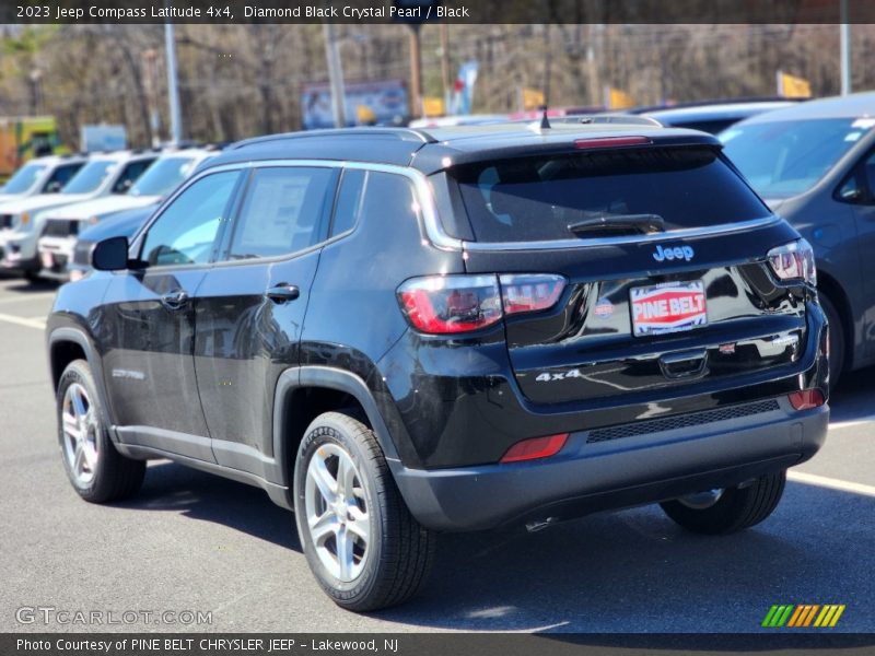 Diamond Black Crystal Pearl / Black 2023 Jeep Compass Latitude 4x4