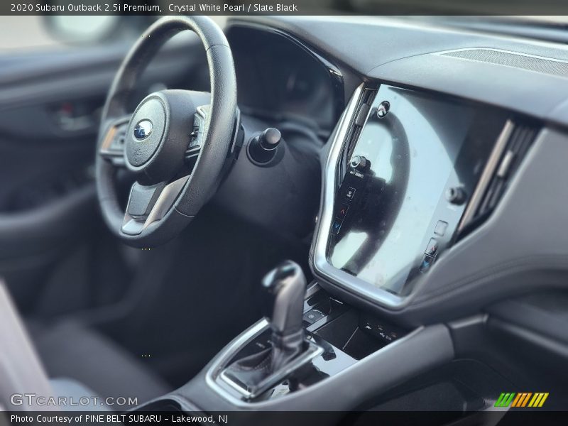 Crystal White Pearl / Slate Black 2020 Subaru Outback 2.5i Premium