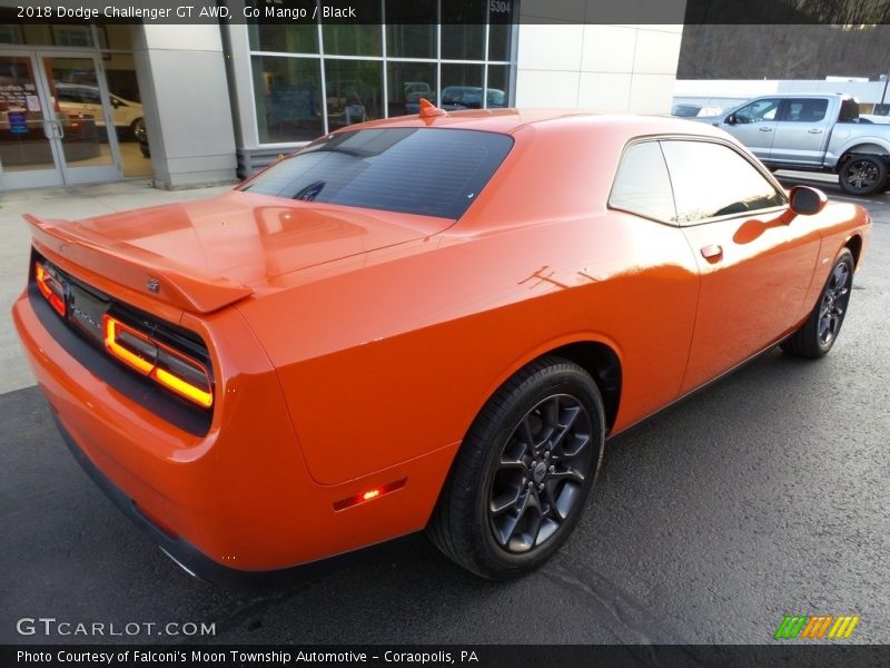 Go Mango / Black 2018 Dodge Challenger GT AWD