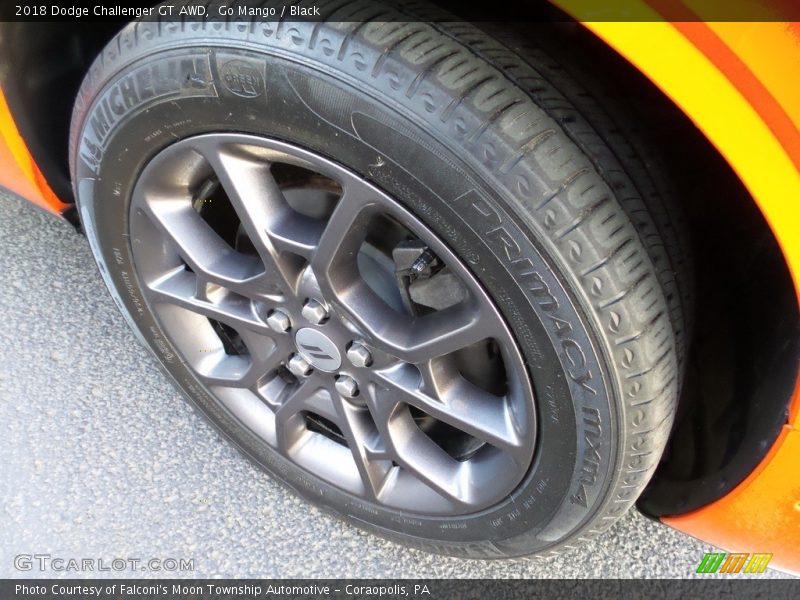 Go Mango / Black 2018 Dodge Challenger GT AWD