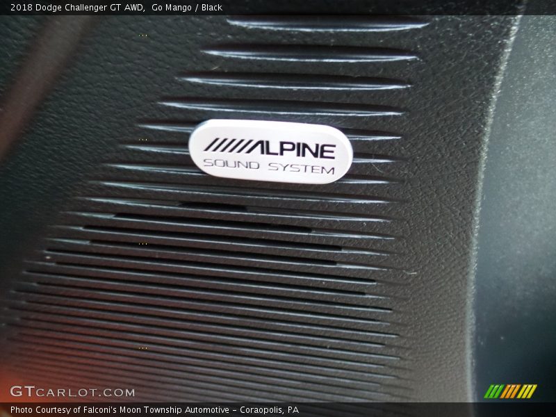 Go Mango / Black 2018 Dodge Challenger GT AWD