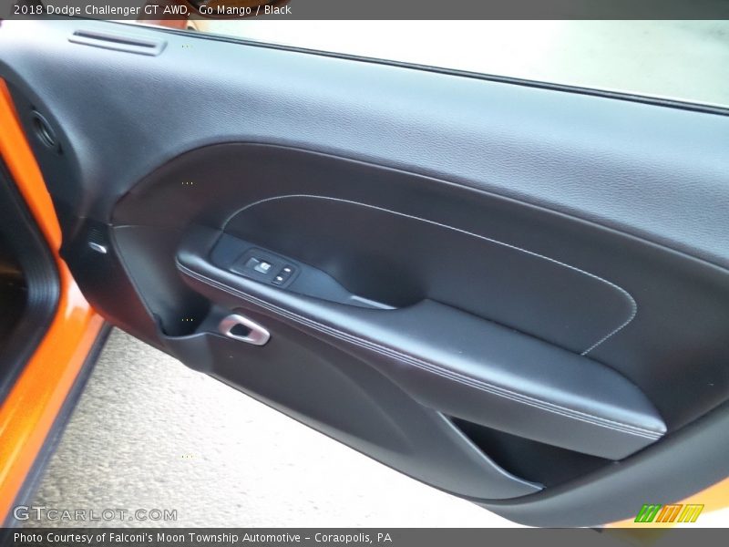 Go Mango / Black 2018 Dodge Challenger GT AWD