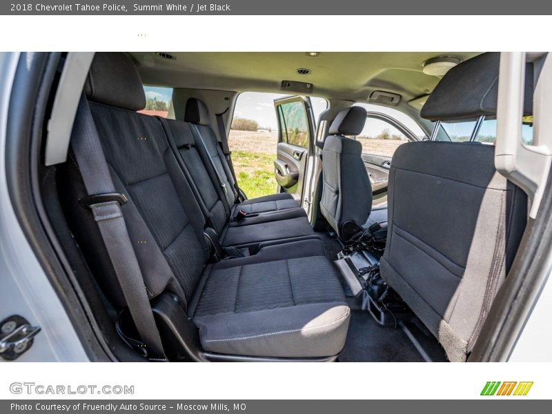 Rear Seat of 2018 Tahoe Police