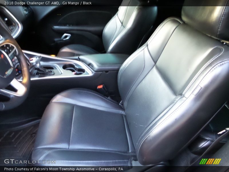 Go Mango / Black 2018 Dodge Challenger GT AWD
