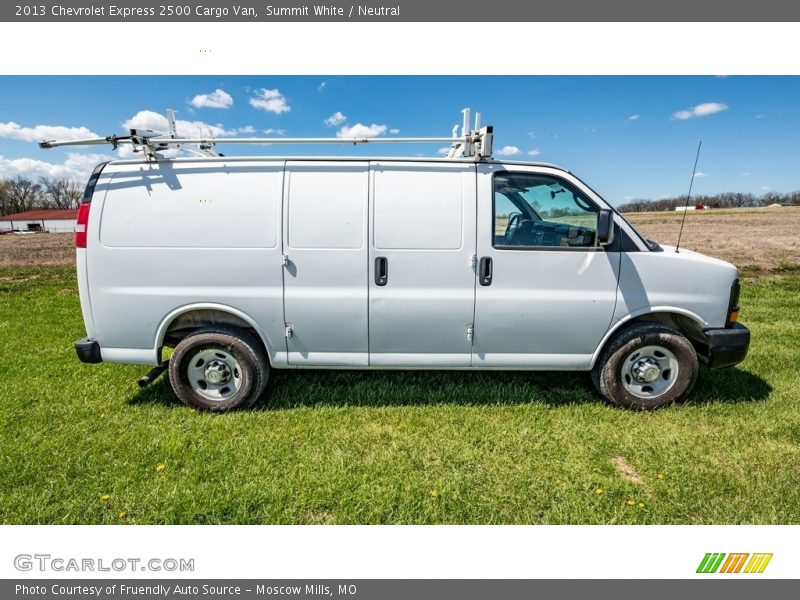 Summit White / Neutral 2013 Chevrolet Express 2500 Cargo Van