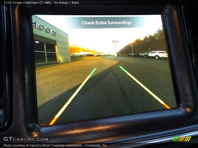 Go Mango / Black 2018 Dodge Challenger GT AWD