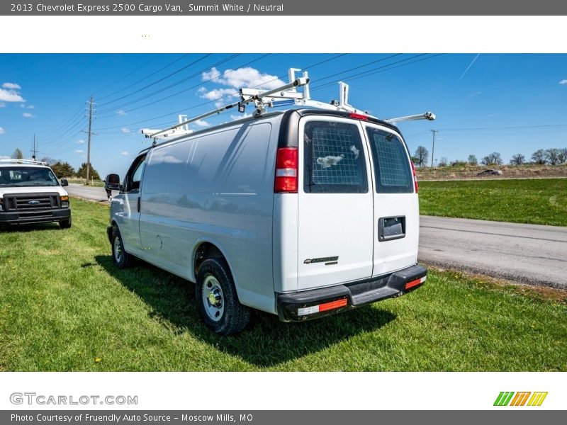 Summit White / Neutral 2013 Chevrolet Express 2500 Cargo Van
