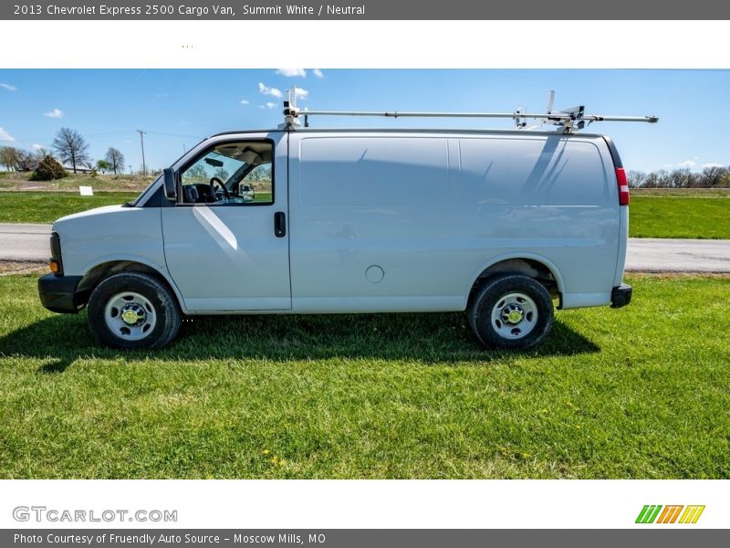 Summit White / Neutral 2013 Chevrolet Express 2500 Cargo Van