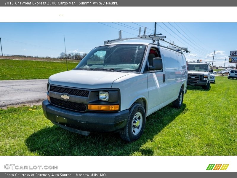 Summit White / Neutral 2013 Chevrolet Express 2500 Cargo Van
