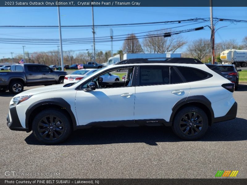 Crystal White Pearl / Titanium Gray 2023 Subaru Outback Onyx Edition XT