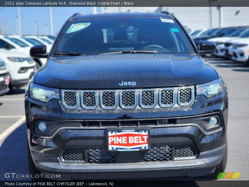 Diamond Black Crystal Pearl / Black 2023 Jeep Compass Latitude 4x4