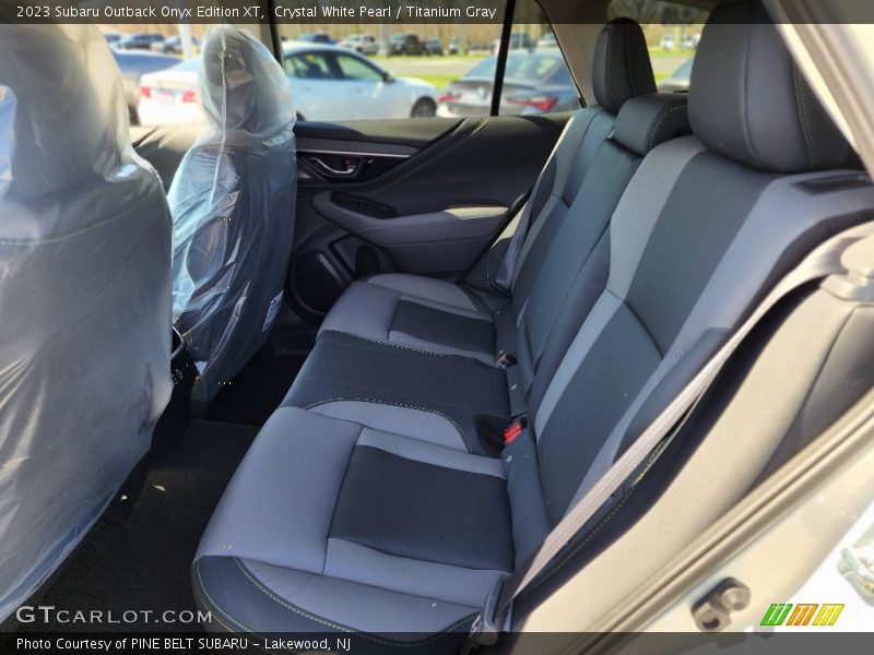 Crystal White Pearl / Titanium Gray 2023 Subaru Outback Onyx Edition XT