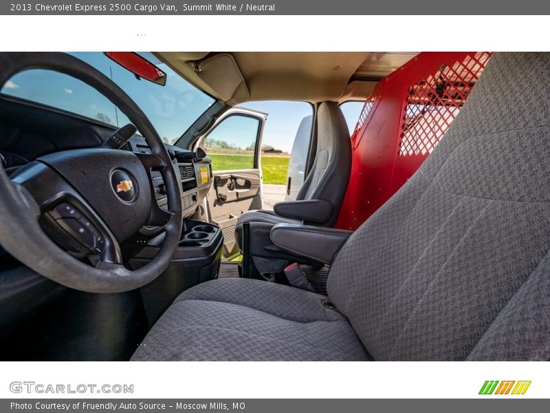 Summit White / Neutral 2013 Chevrolet Express 2500 Cargo Van