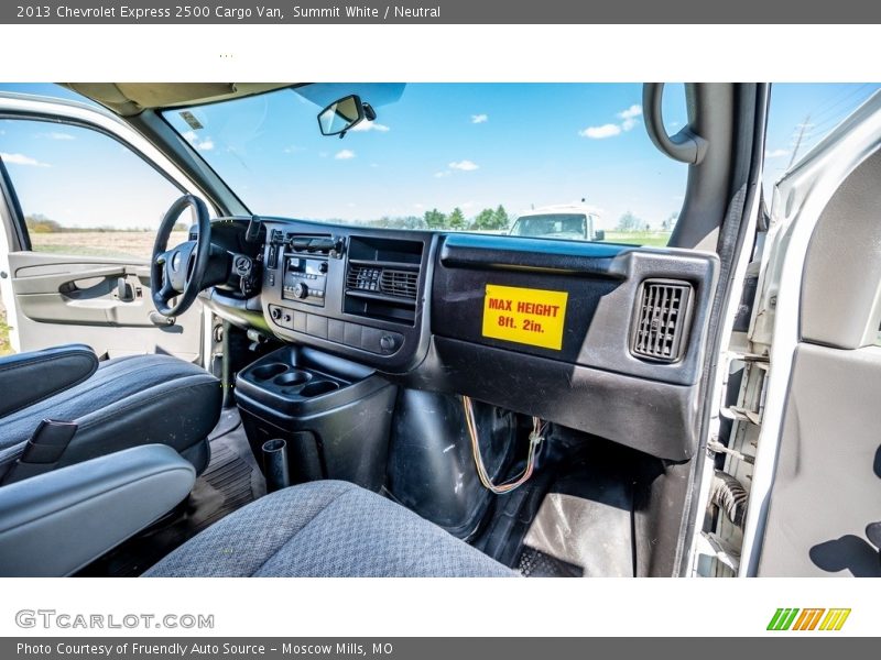 Summit White / Neutral 2013 Chevrolet Express 2500 Cargo Van