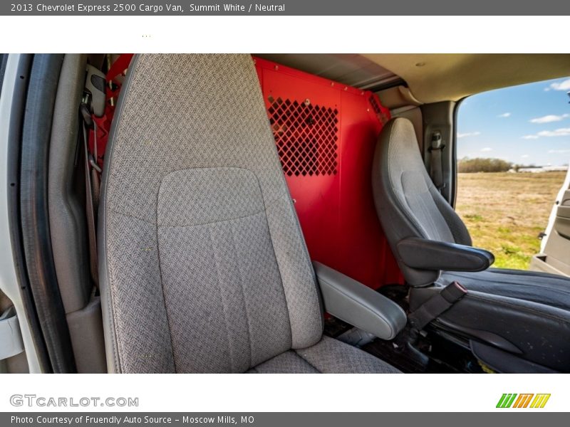 Summit White / Neutral 2013 Chevrolet Express 2500 Cargo Van