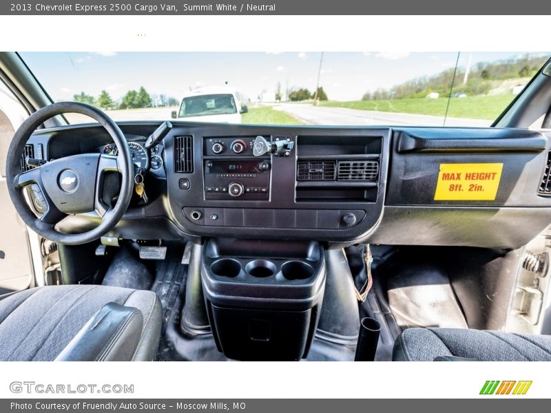 Summit White / Neutral 2013 Chevrolet Express 2500 Cargo Van