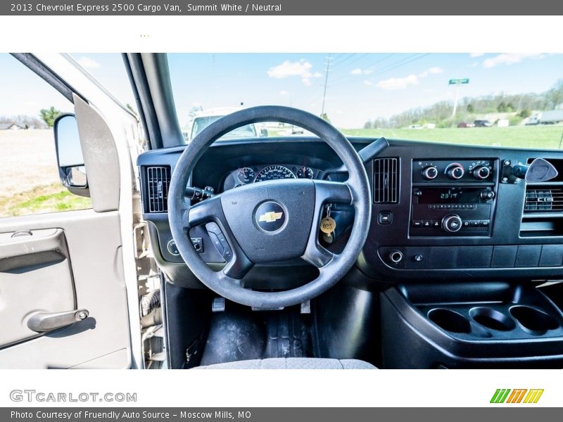 Summit White / Neutral 2013 Chevrolet Express 2500 Cargo Van