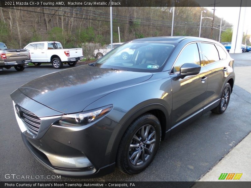 Machine Gray Metallic / Black 2021 Mazda CX-9 Touring AWD