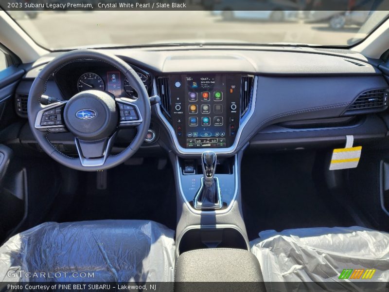 Crystal White Pearl / Slate Black 2023 Subaru Legacy Premium