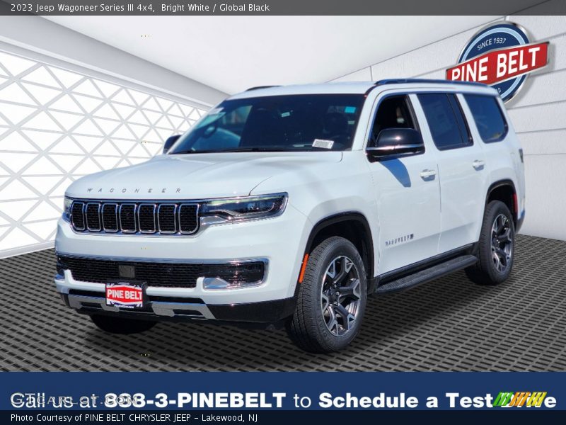 Bright White / Global Black 2023 Jeep Wagoneer Series III 4x4