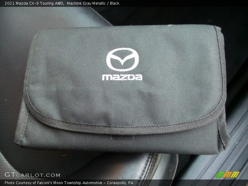 Machine Gray Metallic / Black 2021 Mazda CX-9 Touring AWD