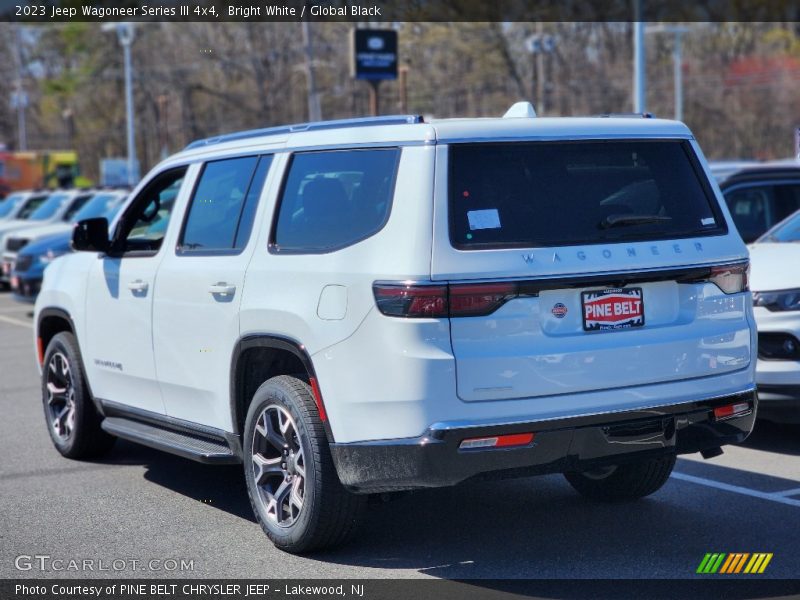 Bright White / Global Black 2023 Jeep Wagoneer Series III 4x4