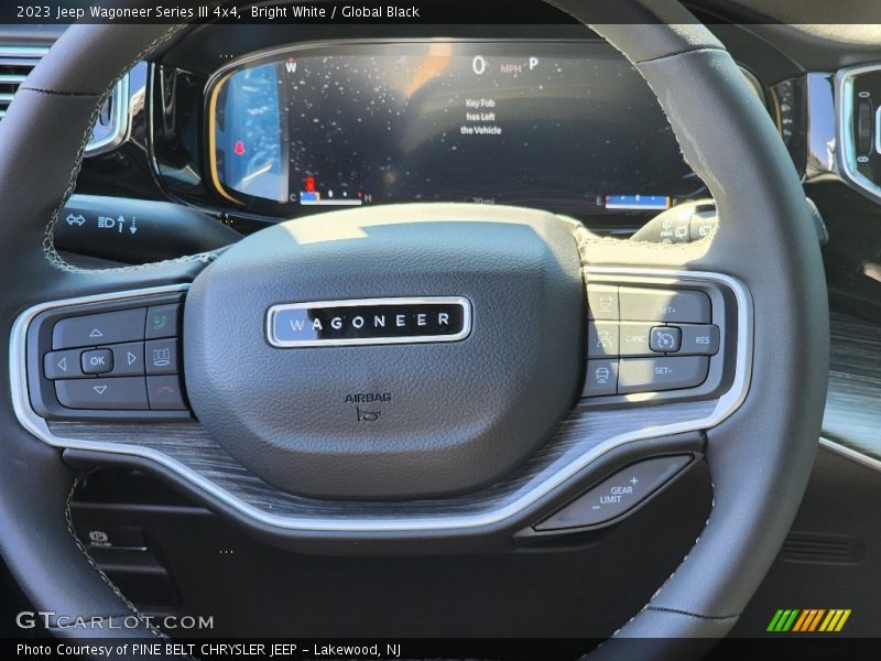 Bright White / Global Black 2023 Jeep Wagoneer Series III 4x4