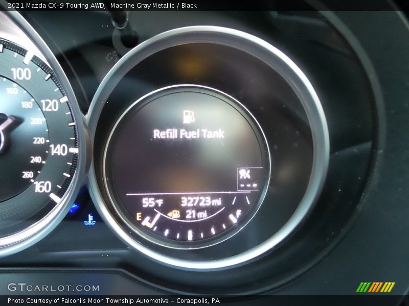 Machine Gray Metallic / Black 2021 Mazda CX-9 Touring AWD