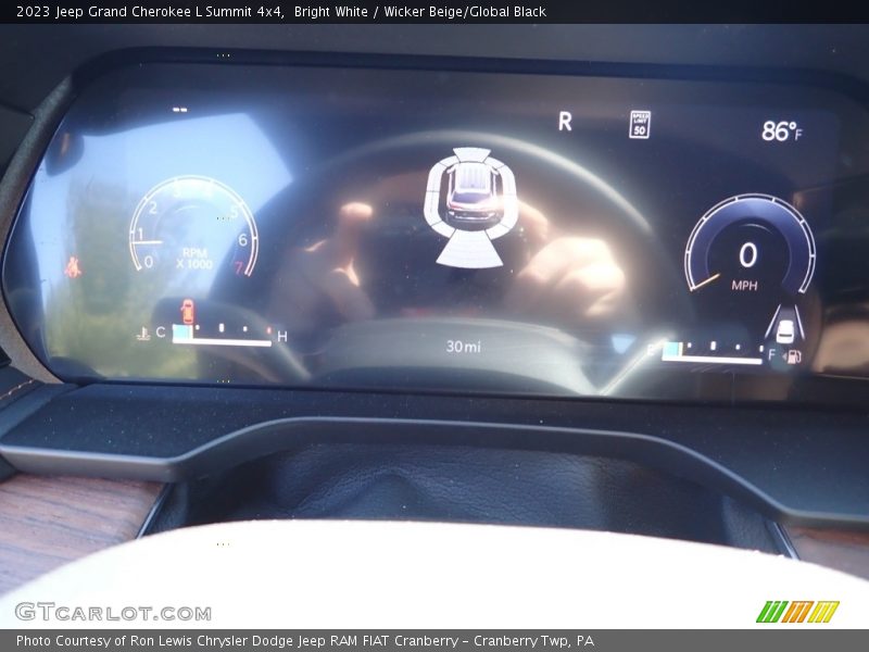 Bright White / Wicker Beige/Global Black 2023 Jeep Grand Cherokee L Summit 4x4