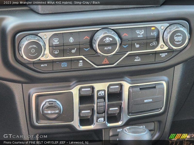Controls of 2023 Wrangler Unlimited Willys 4XE Hybrid