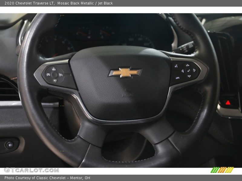 Mosaic Black Metallic / Jet Black 2020 Chevrolet Traverse LT