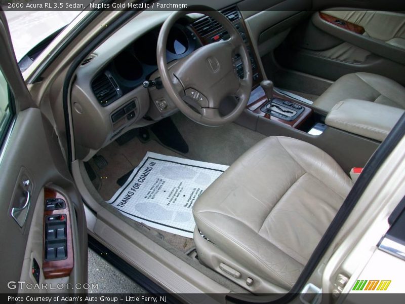 Naples Gold Metallic / Parchment 2000 Acura RL 3.5 Sedan