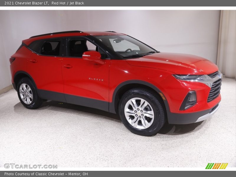 Red Hot / Jet Black 2021 Chevrolet Blazer LT