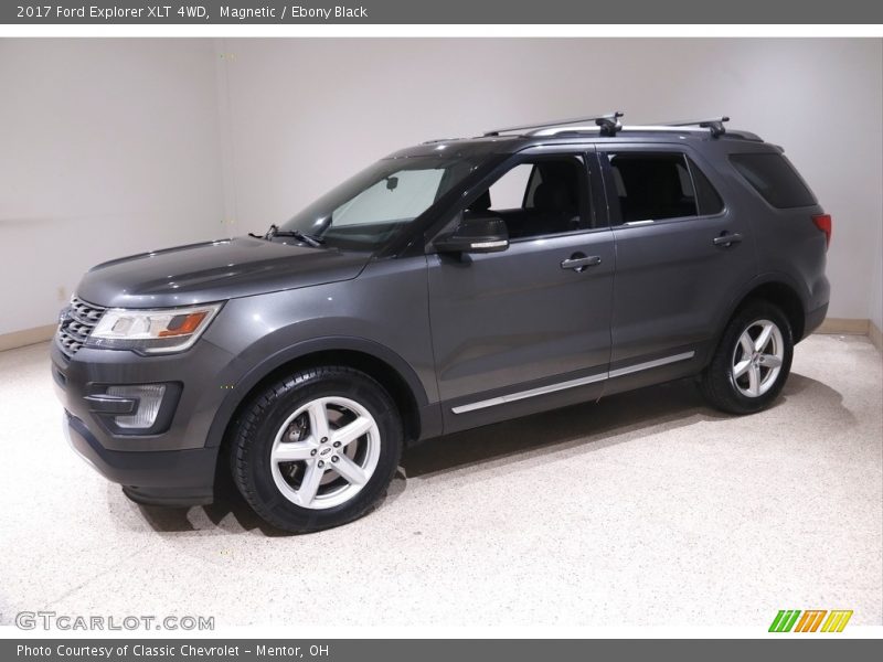 Magnetic / Ebony Black 2017 Ford Explorer XLT 4WD