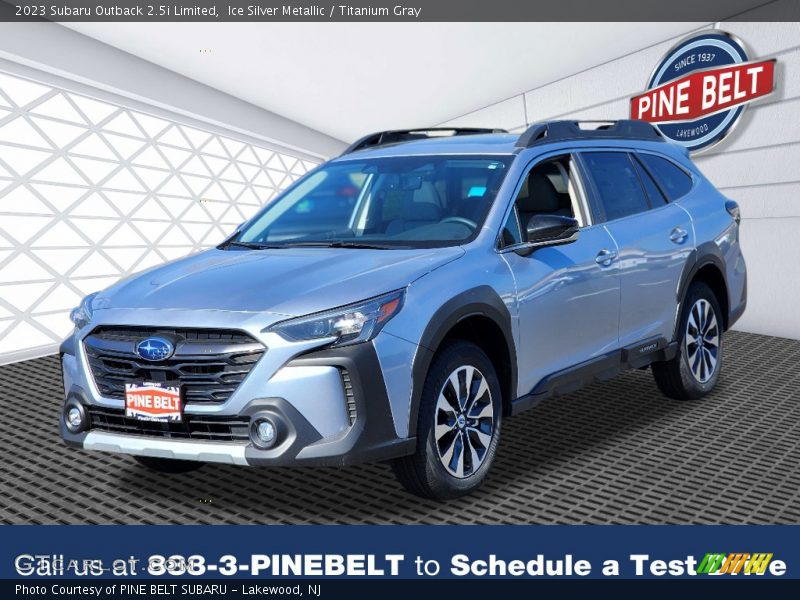 Ice Silver Metallic / Titanium Gray 2023 Subaru Outback 2.5i Limited