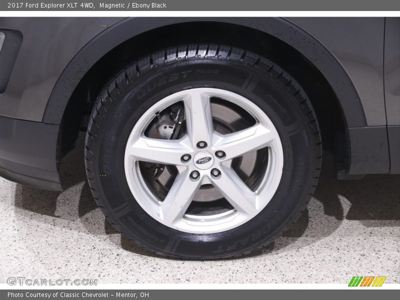 Magnetic / Ebony Black 2017 Ford Explorer XLT 4WD