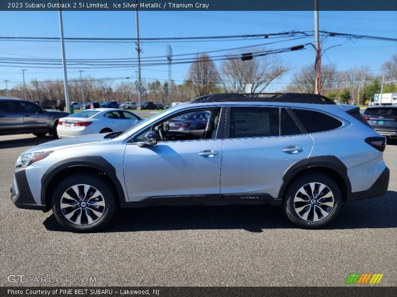 Ice Silver Metallic / Titanium Gray 2023 Subaru Outback 2.5i Limited