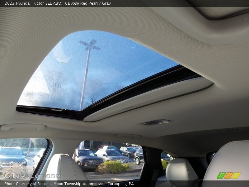 Calypso Red Pearl / Gray 2023 Hyundai Tucson SEL AWD