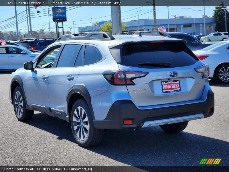 Ice Silver Metallic / Titanium Gray 2023 Subaru Outback 2.5i Limited