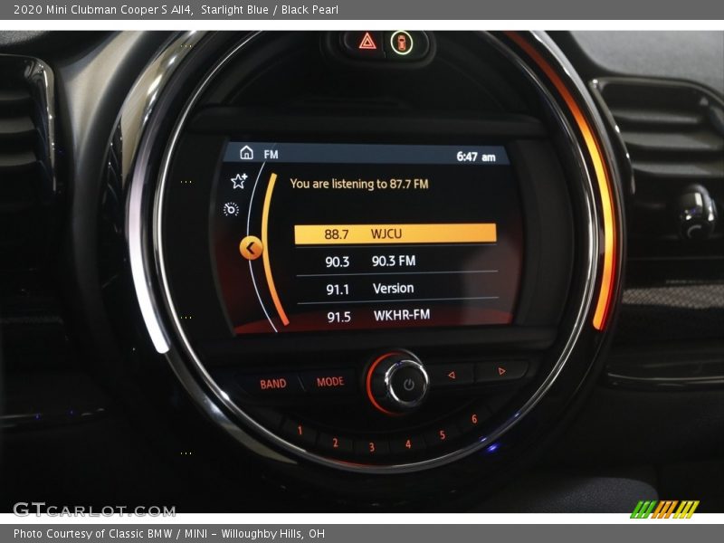 Starlight Blue / Black Pearl 2020 Mini Clubman Cooper S All4