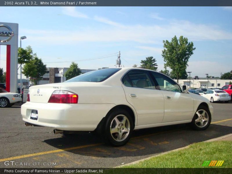 White Diamond Pearl / Parchment 2002 Acura TL 3.2