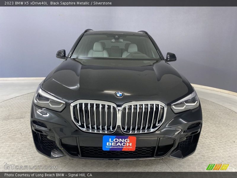 Black Sapphire Metallic / Silverstone 2023 BMW X5 xDrive40i