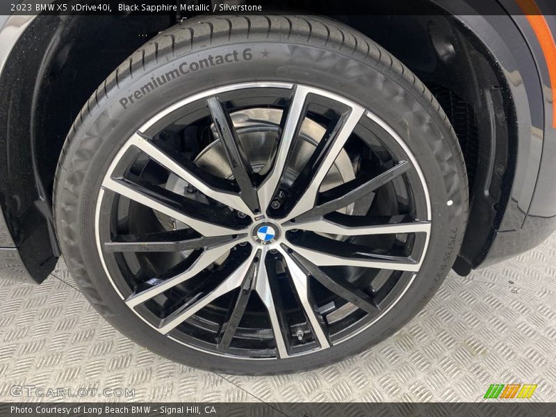 Black Sapphire Metallic / Silverstone 2023 BMW X5 xDrive40i