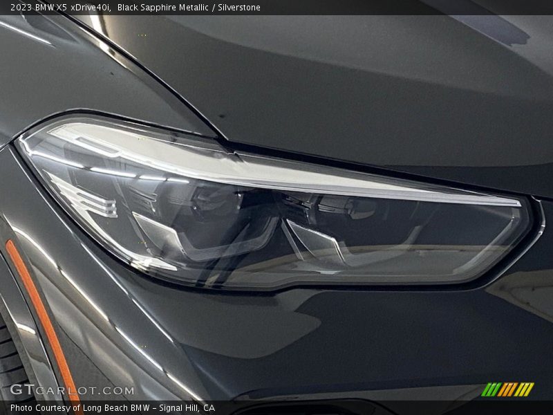 Black Sapphire Metallic / Silverstone 2023 BMW X5 xDrive40i