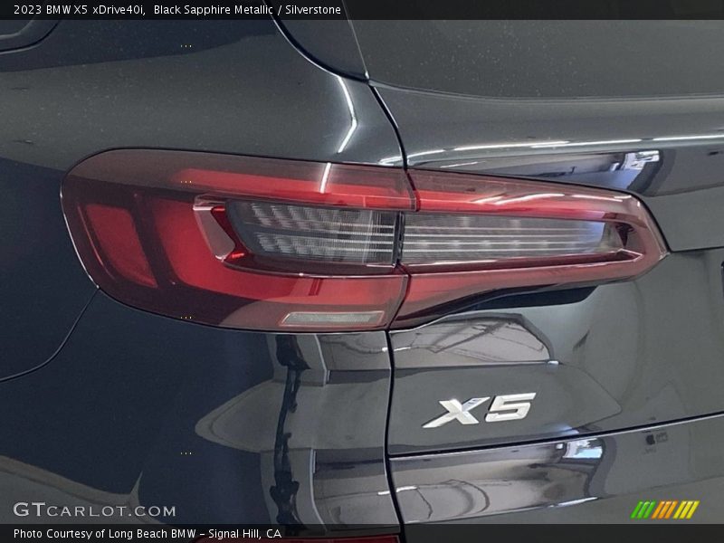Black Sapphire Metallic / Silverstone 2023 BMW X5 xDrive40i